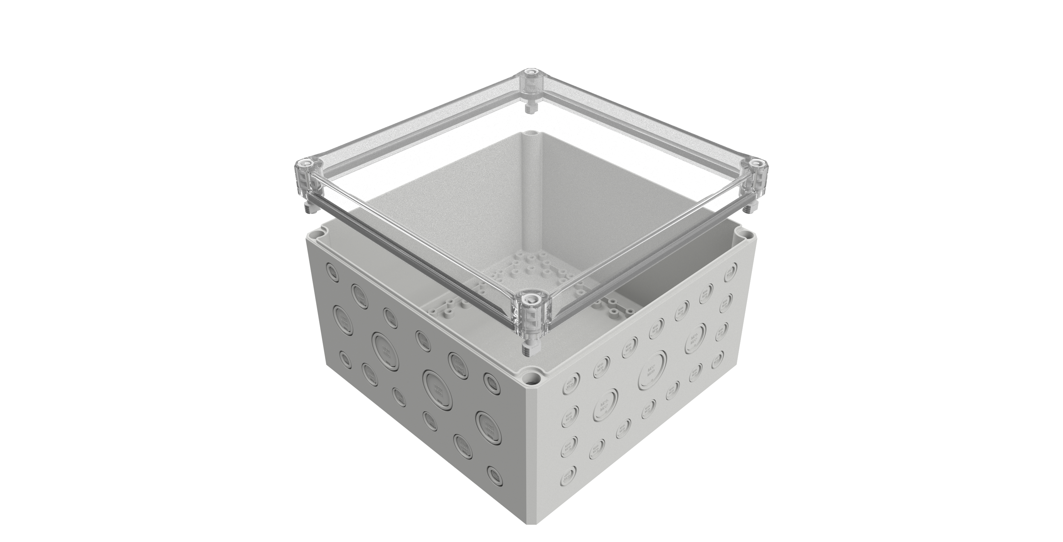 MULTI-BOX MBI-L-PC 303019 MK 聚碳酸酯外壳 透明盖