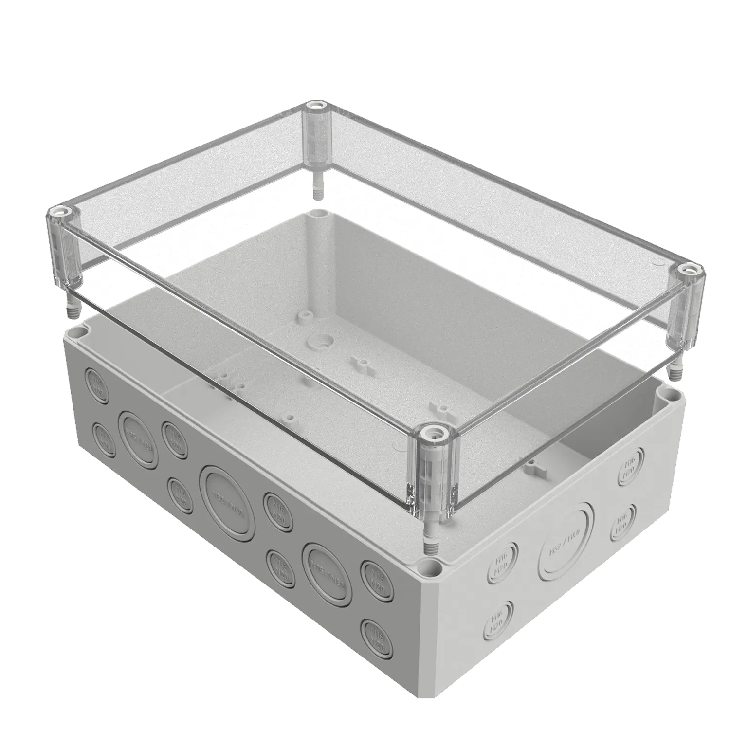 MULTI-BOX MBI-PC 251811 MK 聚碳酸酯工业外壳（透明盖）