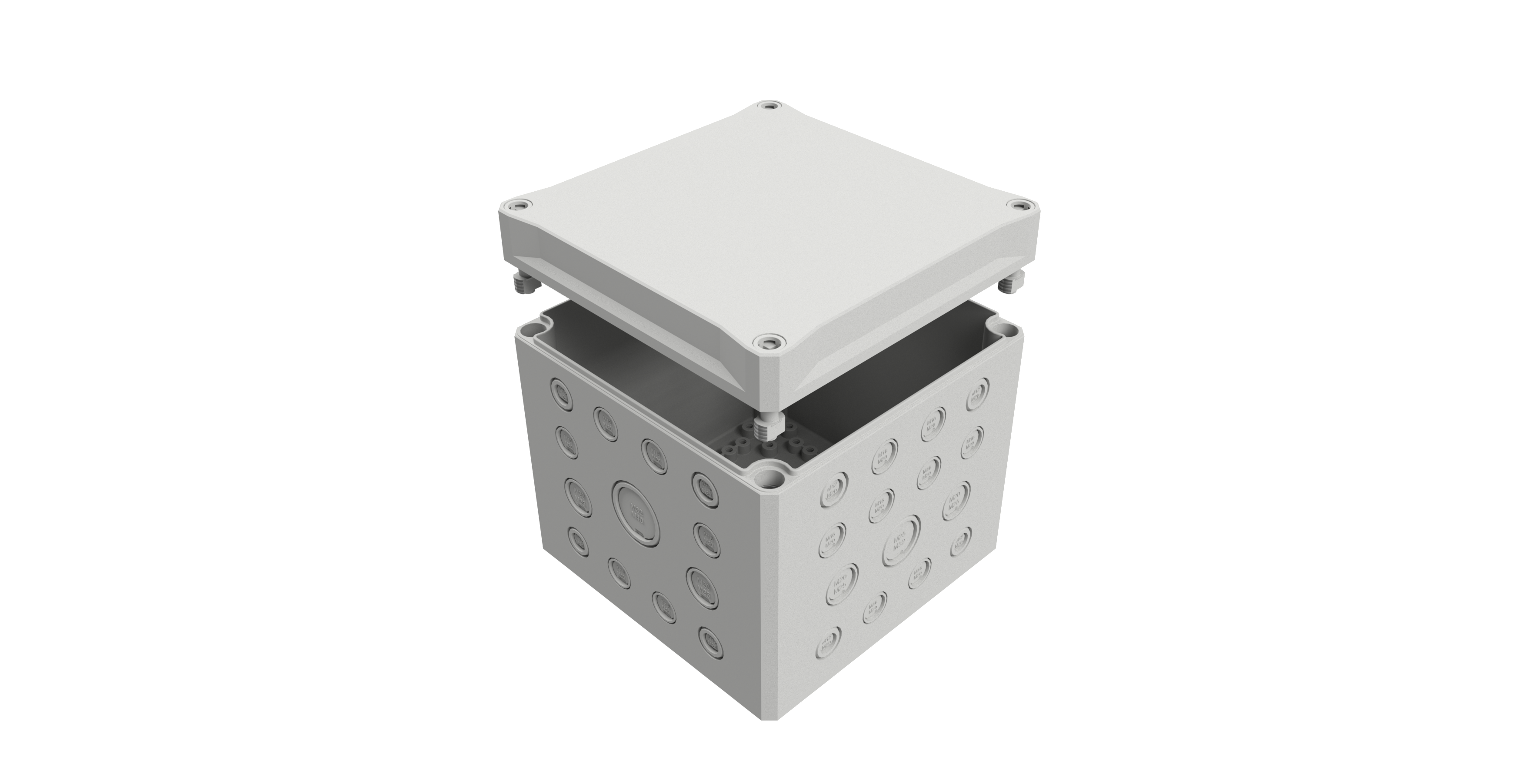 MULTI-BOX MBI-L-PC 202019 M 聚碳酸酯工业外壳 200×200×185mm