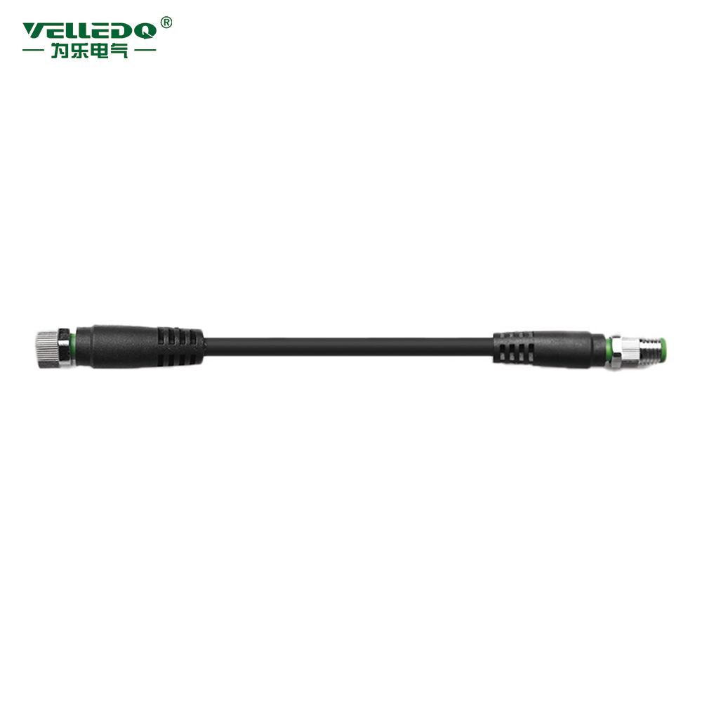 M8-M04T/M04S-PVC/BK 双端预制线束