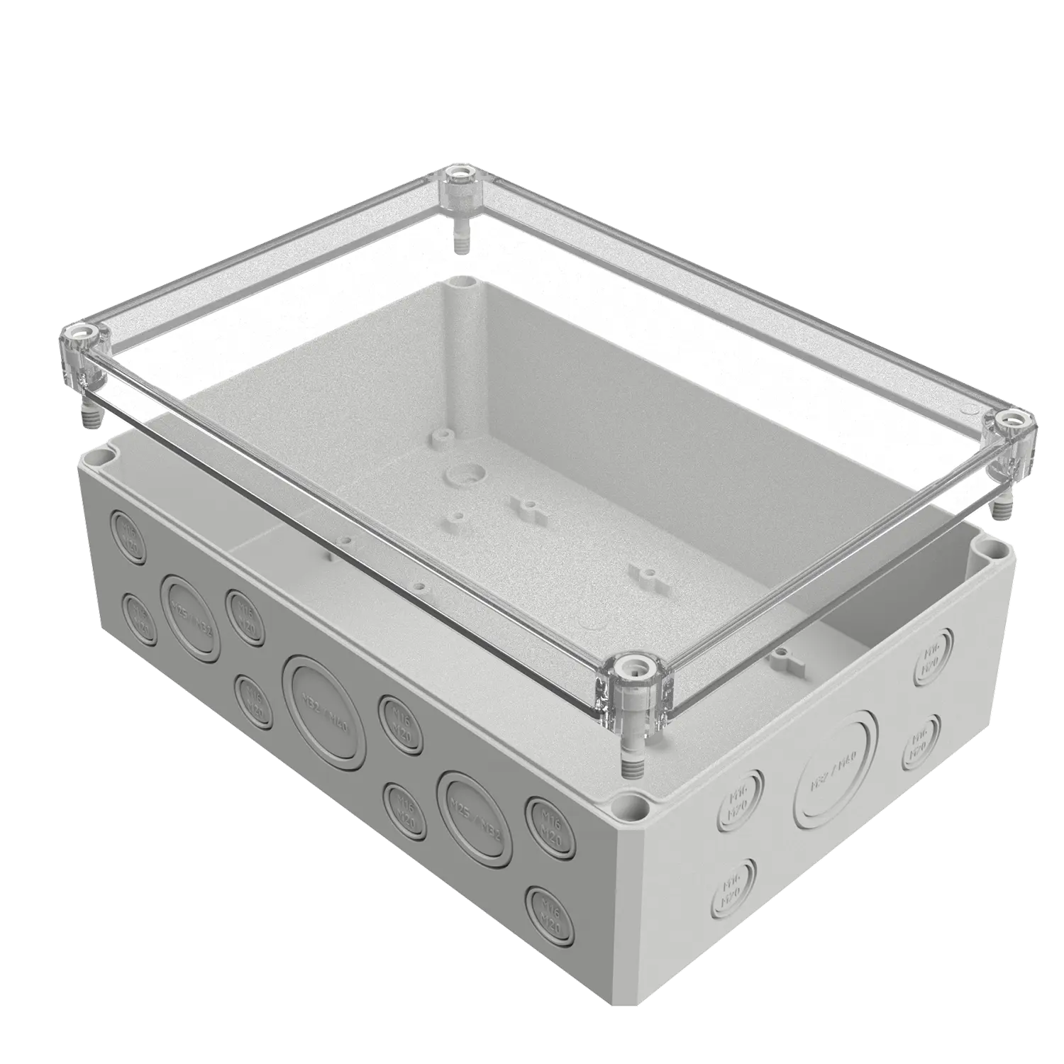 MBI-PC 251809 MK MULTI-BOX 聚碳酸酯工业外壳(透明盖版本)