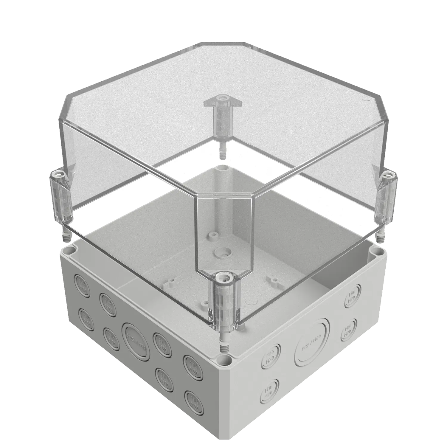 MULTI-BOX MBI-PC 181817 MK 聚碳酸酯外壳 透明盖 IP66