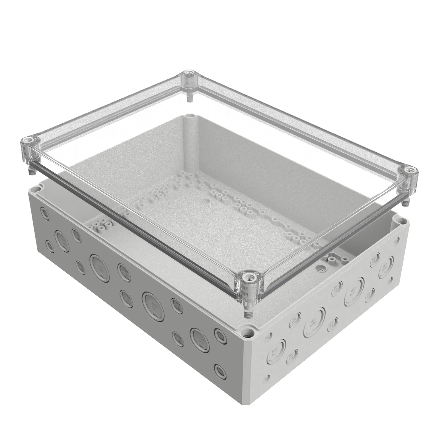 MULTI-BOX MBI-L-PC 403013 MK 聚碳酸酯外壳 透明盖 400×300×130mm
