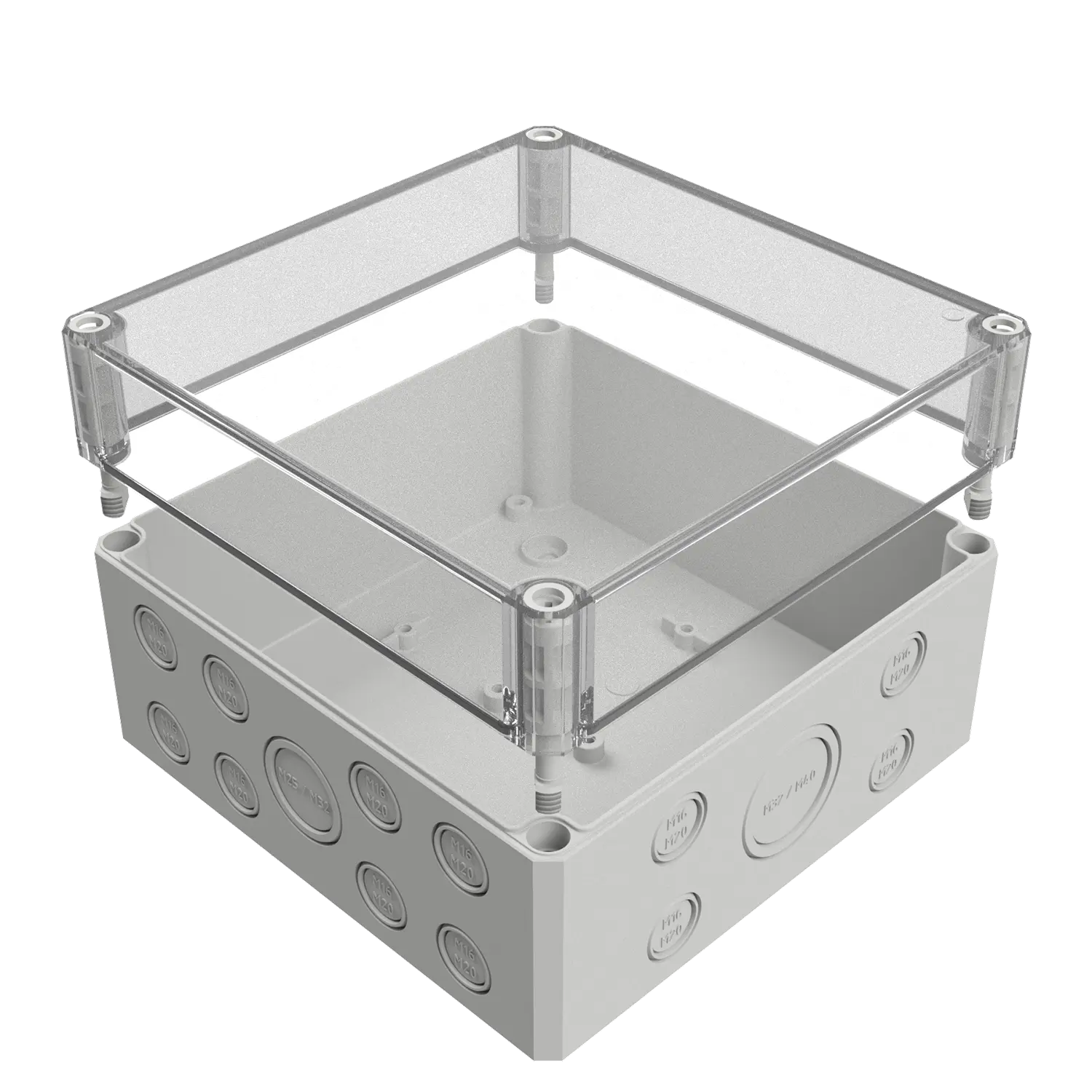 MULTI-BOX MBI-PC 181811 MK 聚碳酸酯工业外壳（透明盖）