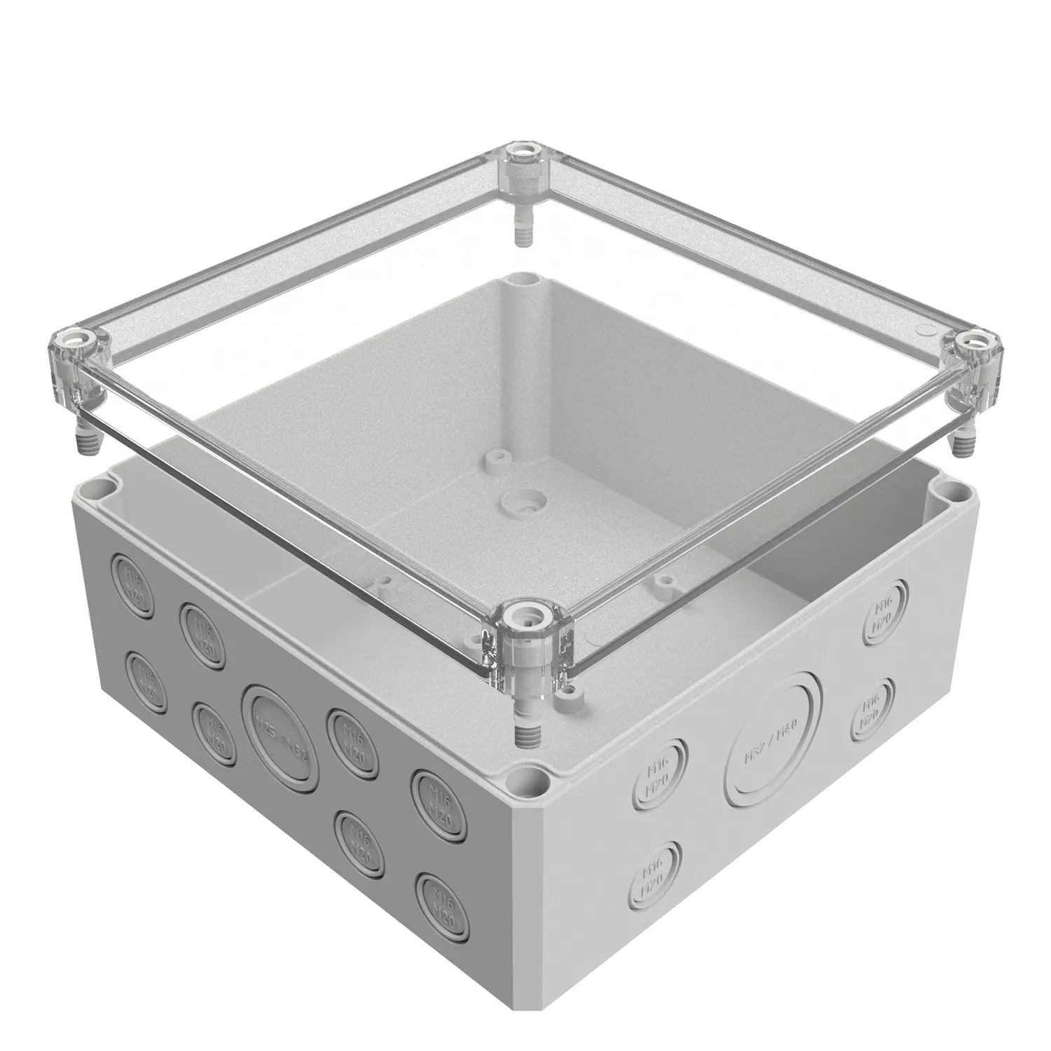 MULTI-BOX MBI-PC 181809 MK 聚碳酸酯工业外壳 透明盖