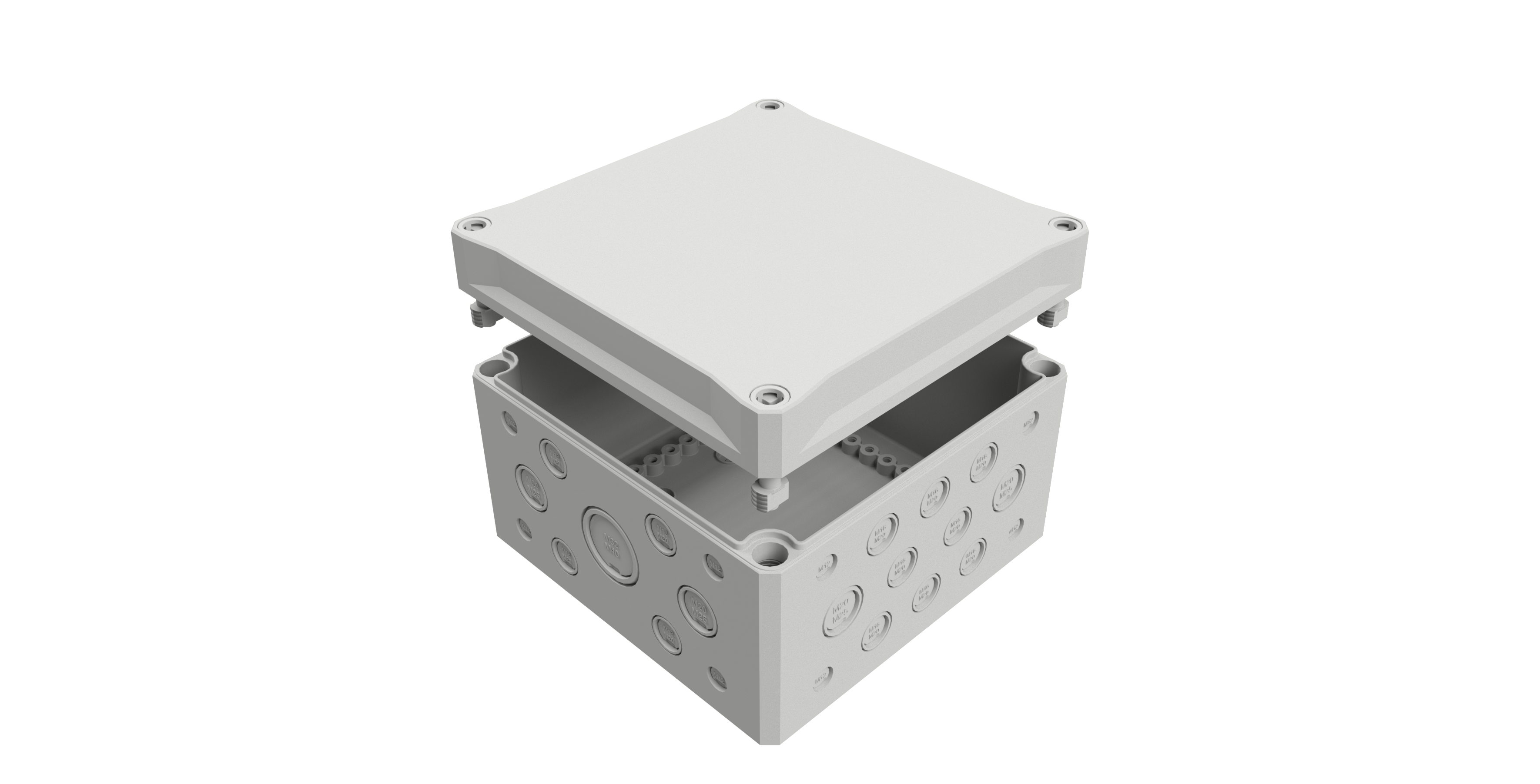 MULTI-BOX MBI-L-PC 202013 M 聚碳酸酯工业外壳 200×200×130mm