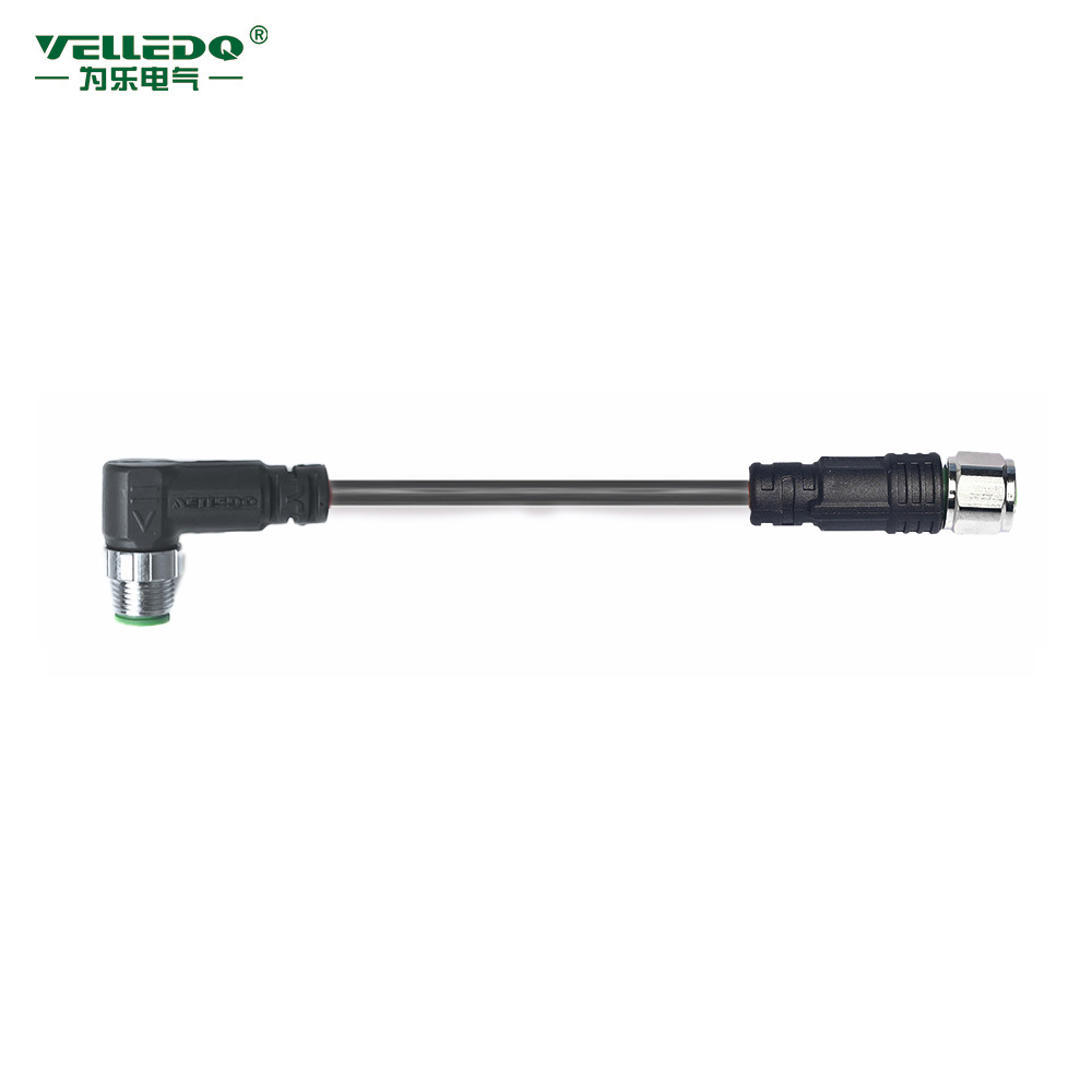 M12-M04S/F04T-LED-3.0/5.0/10-PVC/PUR/TL/FH/BK