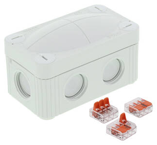WISKA COMBI 206 LG / 3xWAGO 221-413 接线盒